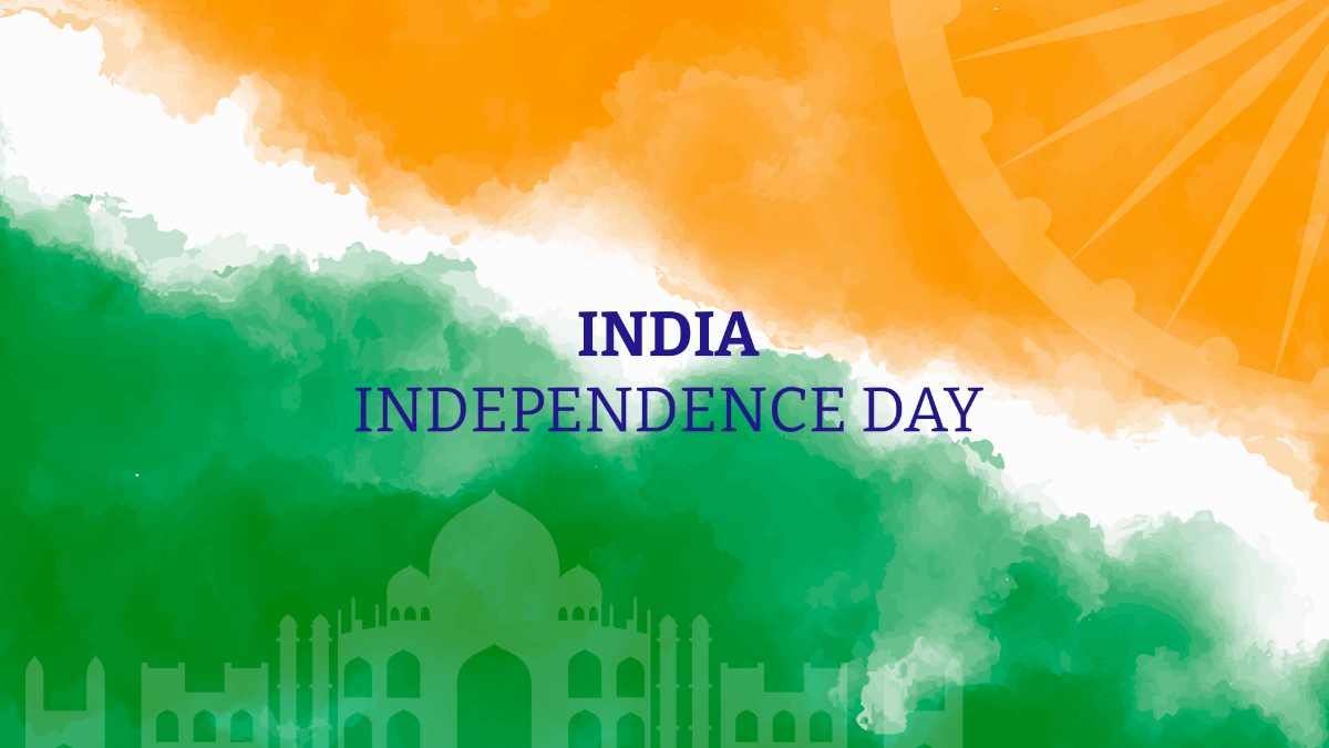 India Independence Day Aesthetic Background