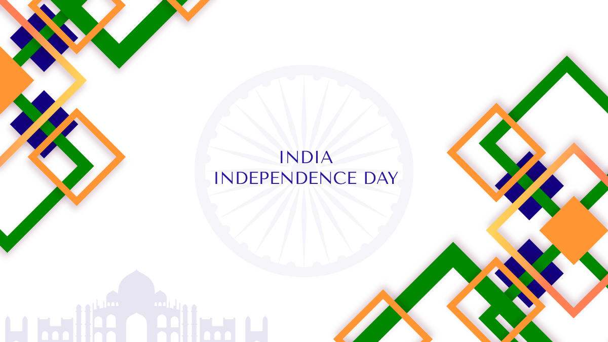 India Independence Day Abstract Background