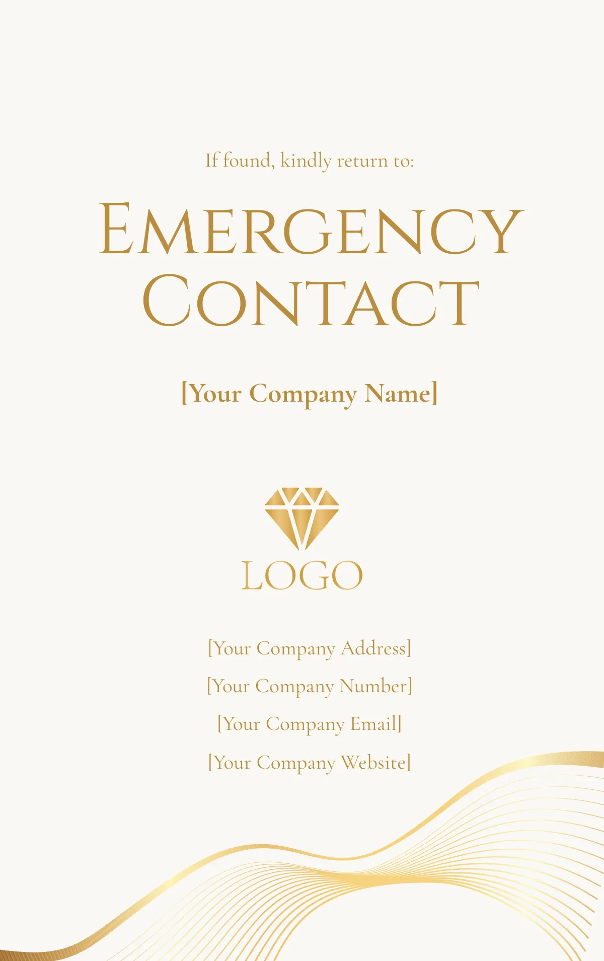 Free Luxury ID Card Template to Edit Online