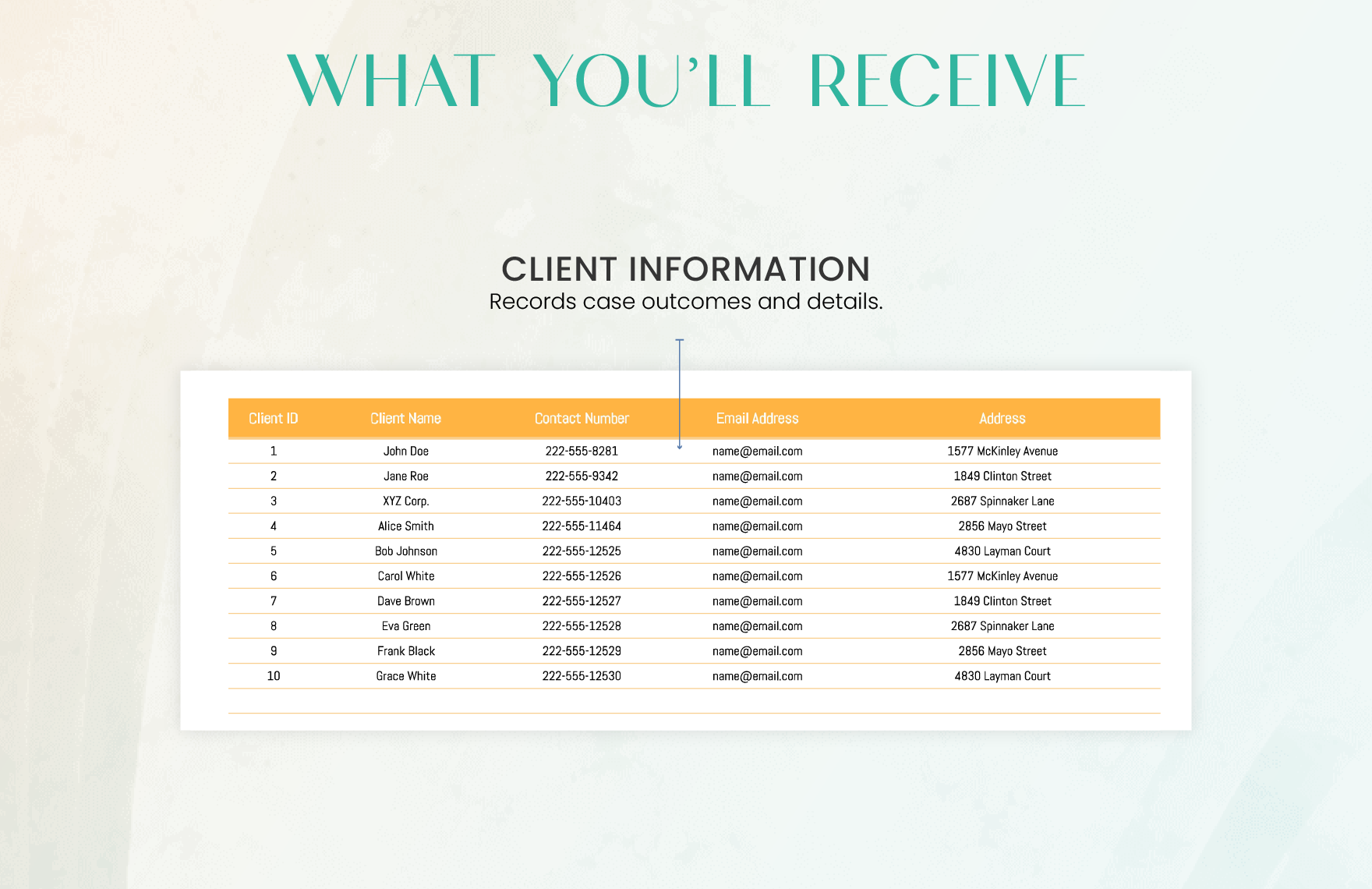 Legal Case Resolution Tracker Template