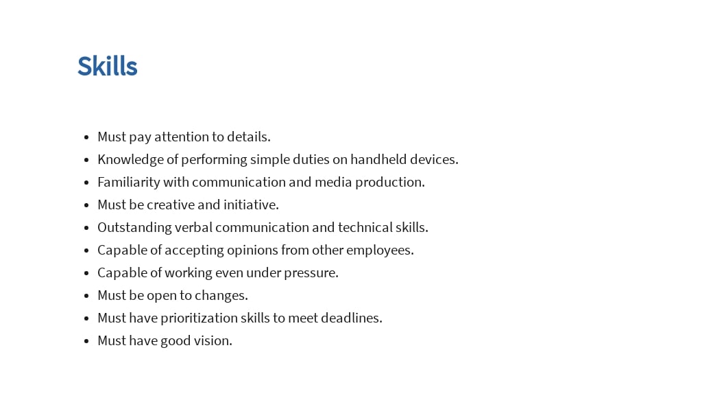 Free Freelance Video Editor Job Ad and Description Template 4.jpe