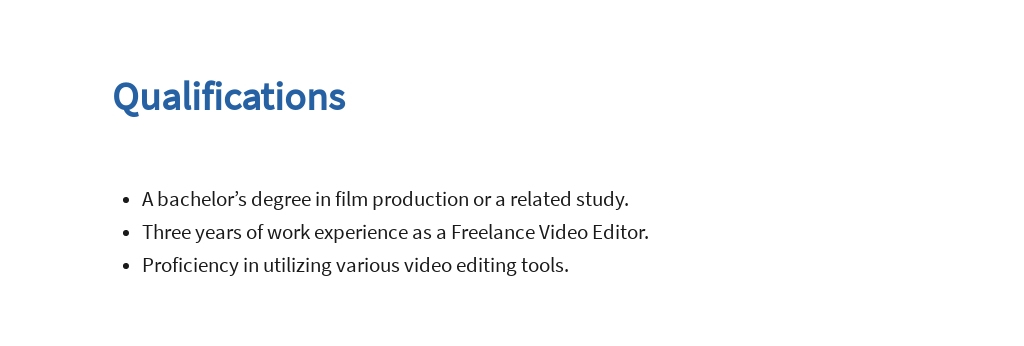 Free Freelance Video Editor Job Ad and Description Template 5.jpe