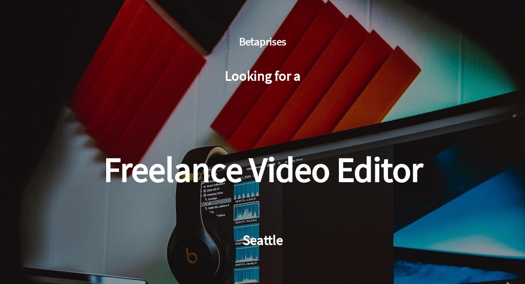 Free Freelance Video Editor Job Ad and Description Template.jpe