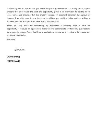 Free Bartender Rental Application Cover Letter to Edit Online