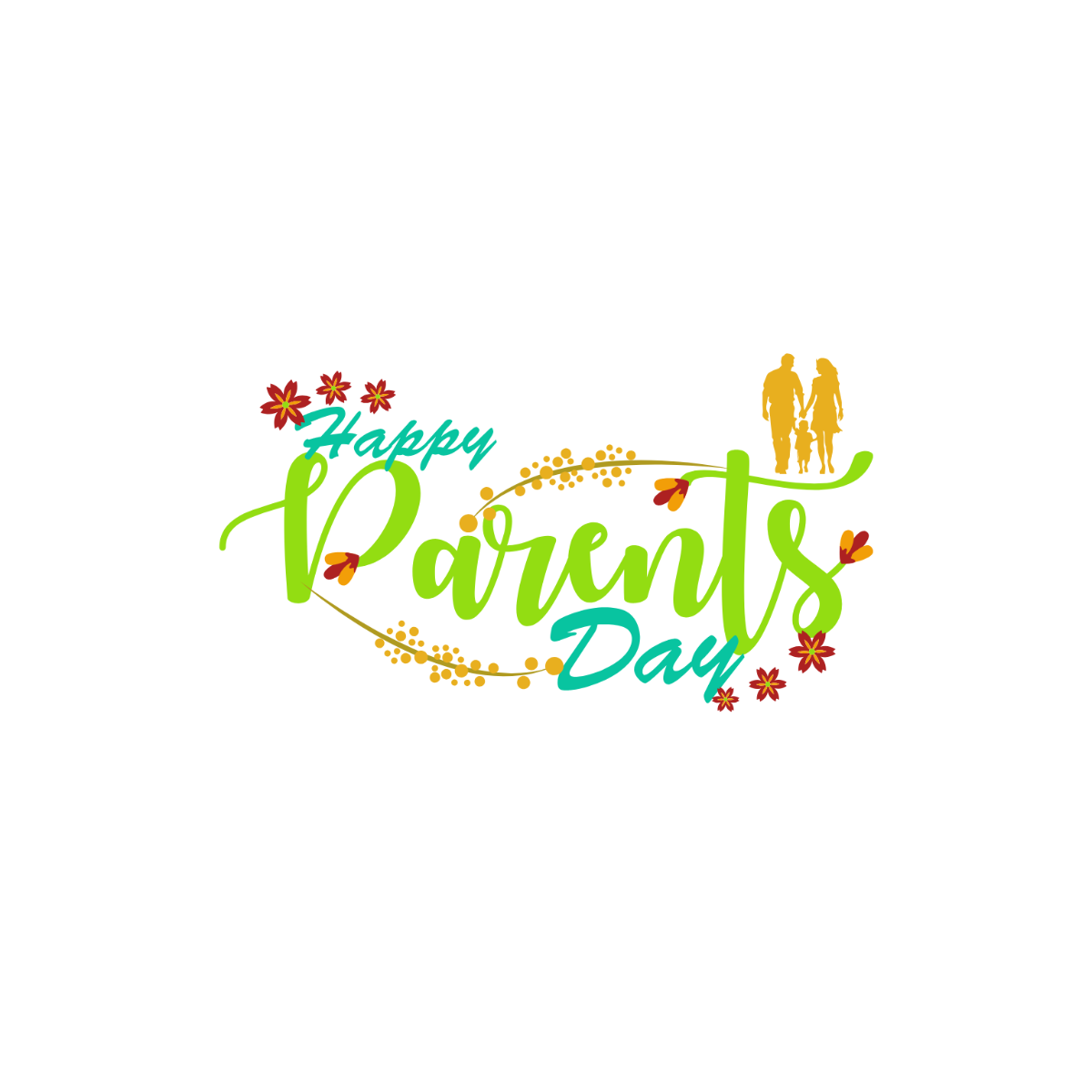 Parents Day Typography