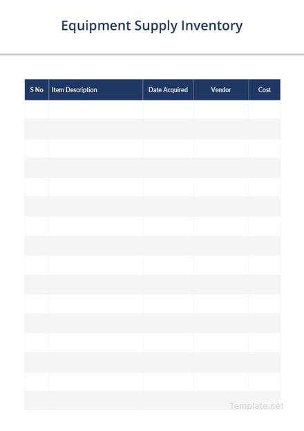 Medical Supply Inventory Template ~ Excel Templates