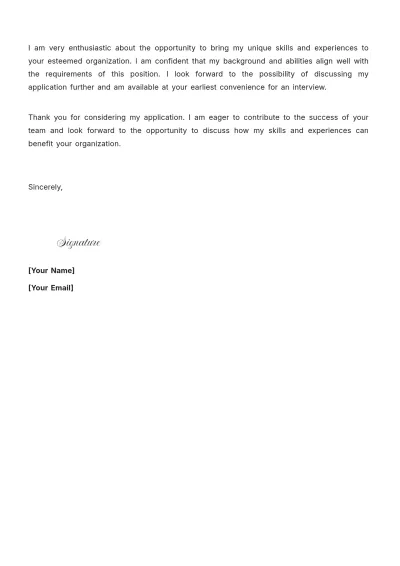Free Team Office Manager Cover Letter to Edit Online