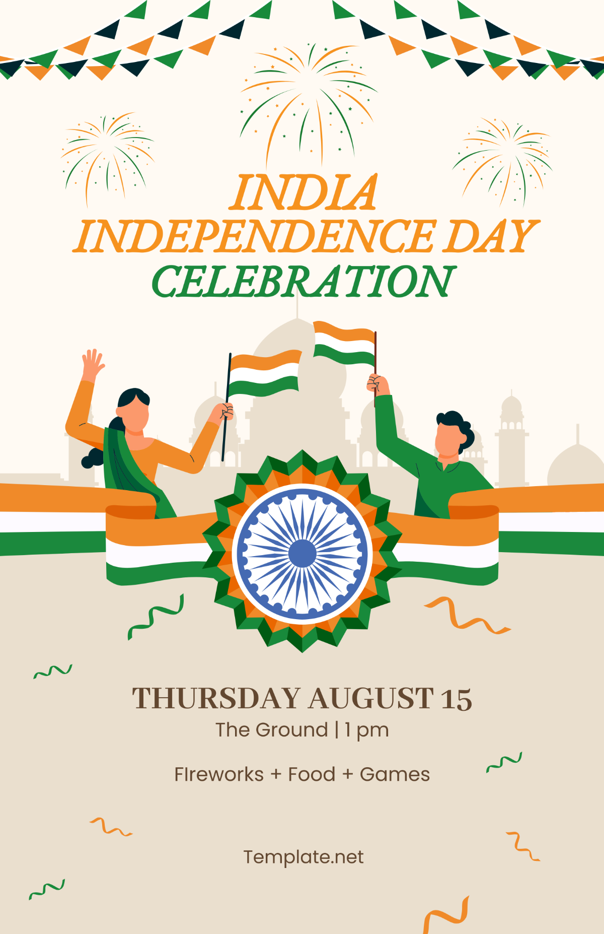 India Independence Day Celebration Poster