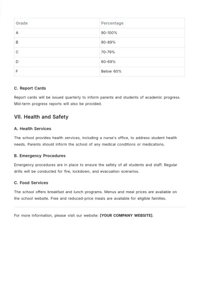 Free Public School Agenda Template to Edit Online