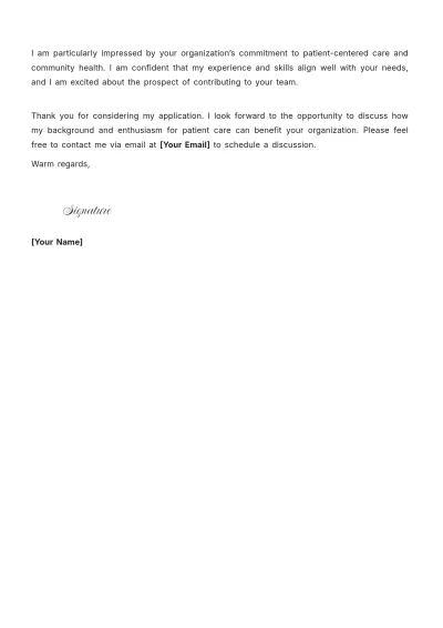 Free Certified Medical Assistant Cover Letter to Edit Online