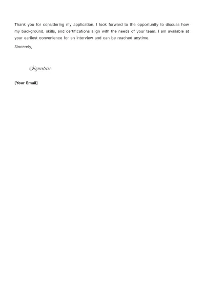Free Hospital Medical Assistant Cover Letter to Edit Online