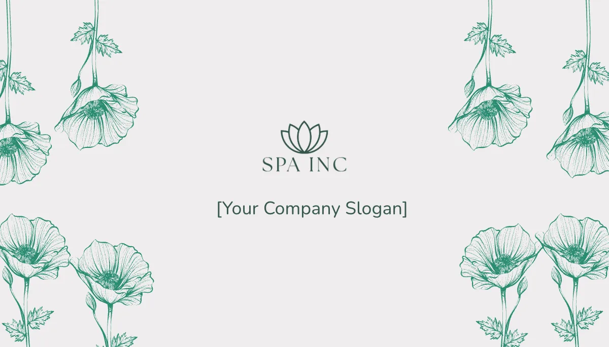 Free Health & Beauty Spa Business Card Template to Edit Online