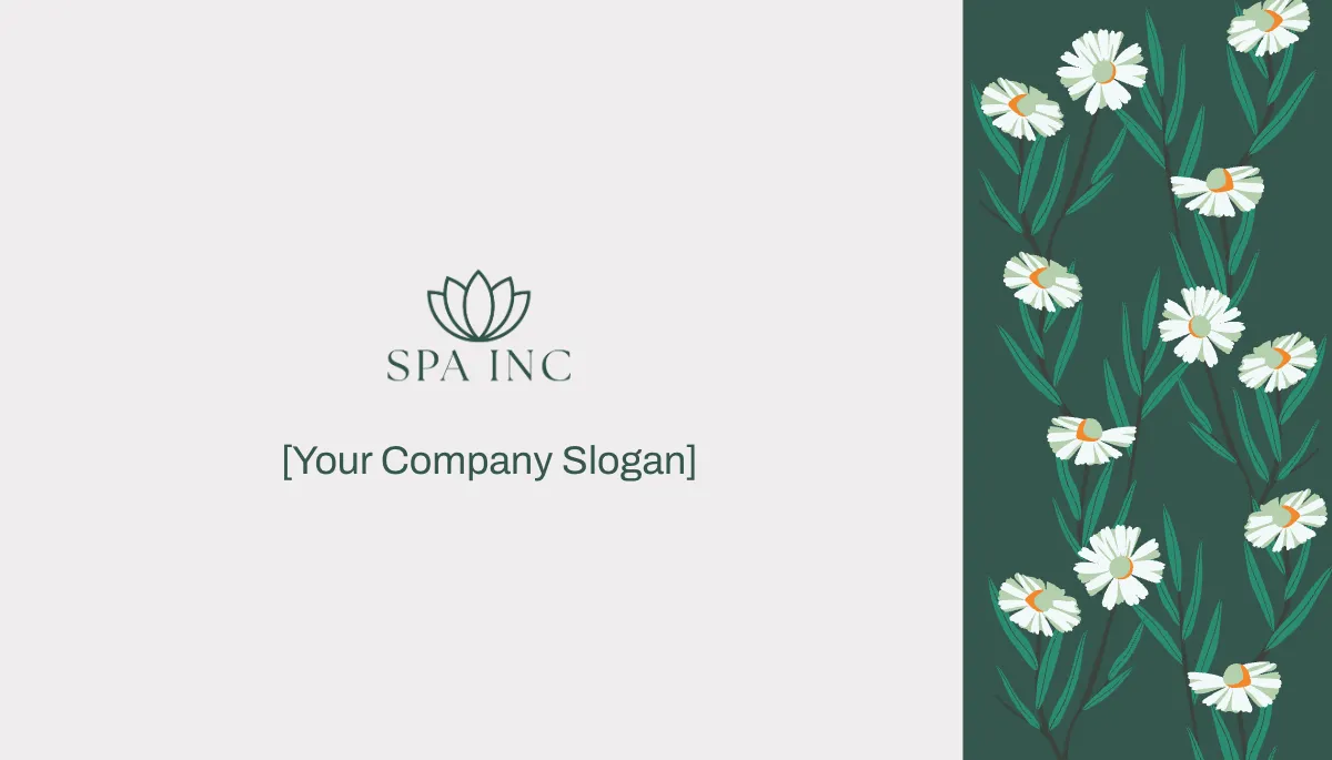 Free Beauty Salon Spa Business Card Template to Edit Online