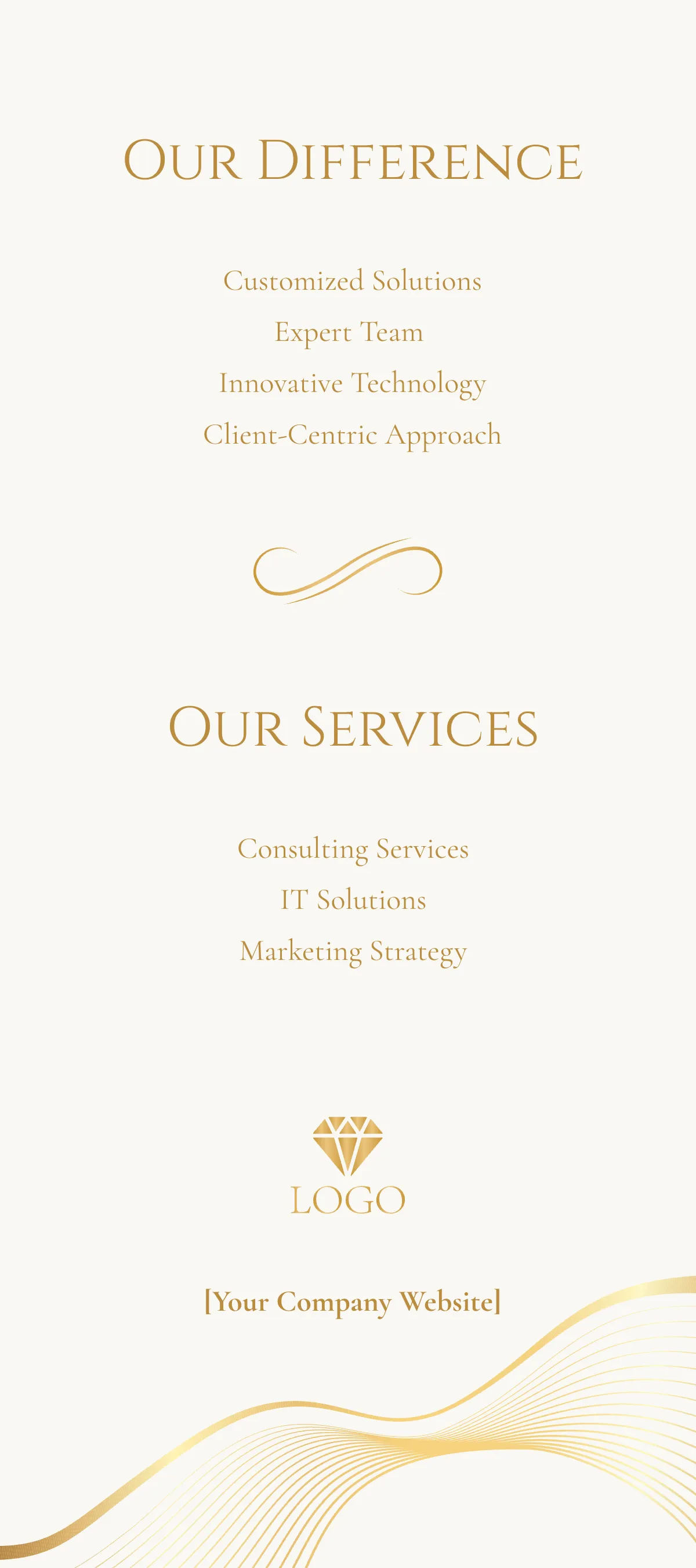 Free Luxury Rack Card Template to Edit Online