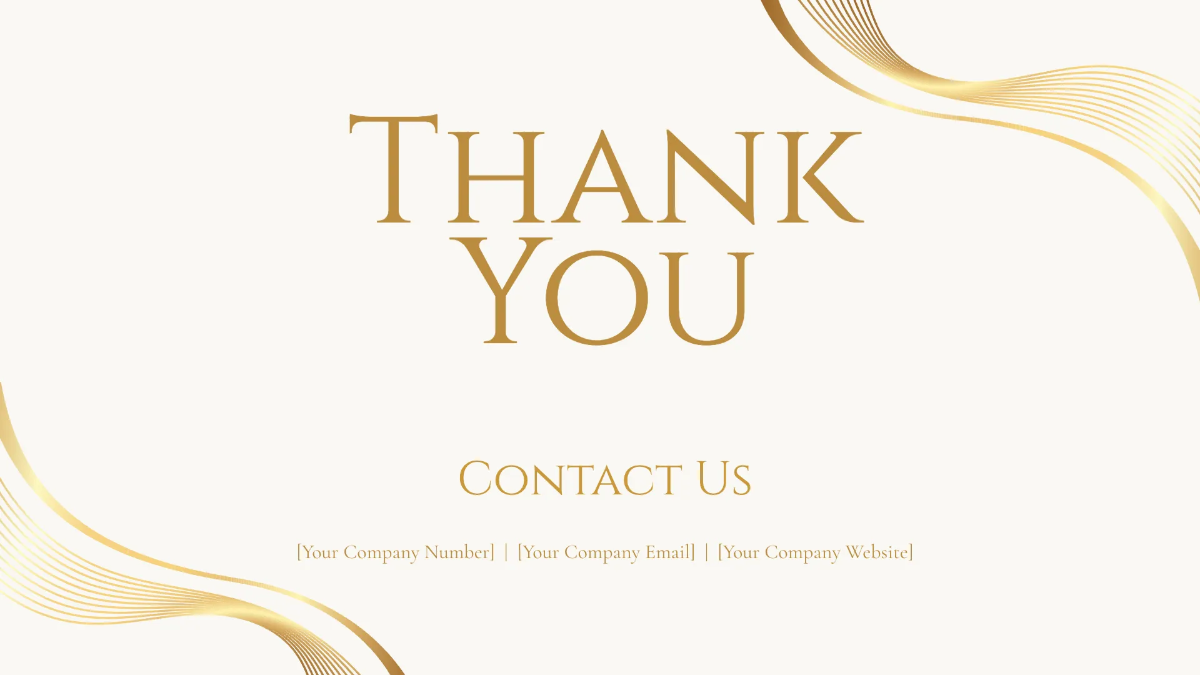 Free Luxury Presentation Template to Edit Online