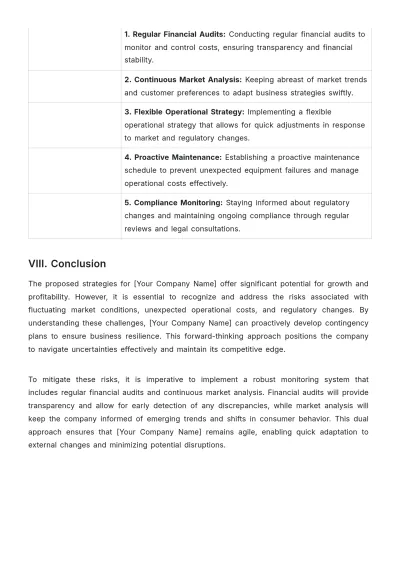 Free Car Wash Risk Mitigation Feasibility Study Template to Edit Online