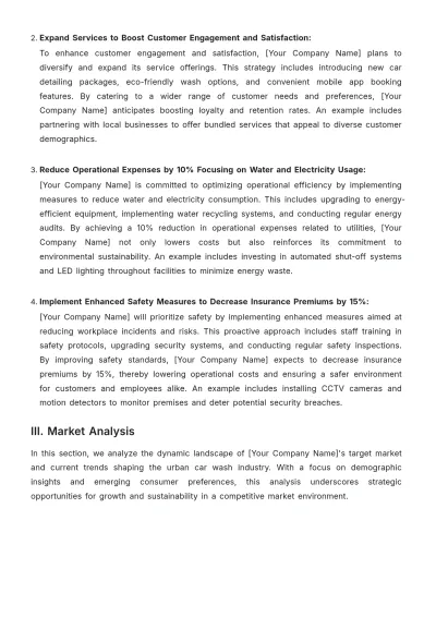 Free Car Wash Risk Mitigation Feasibility Study Template to Edit Online