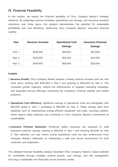 Free Car Wash Risk Mitigation Feasibility Study Template to Edit Online