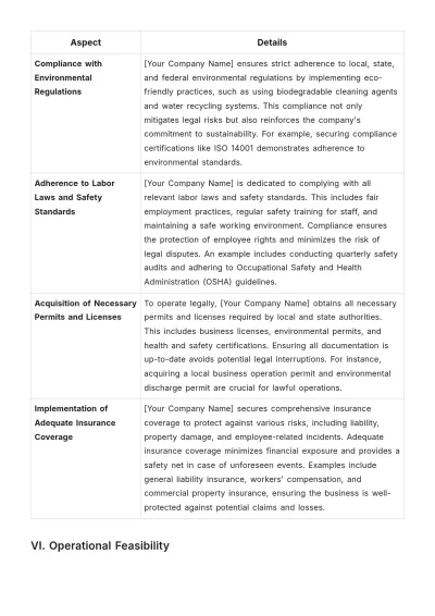 Free Car Wash Risk Mitigation Feasibility Study Template to Edit Online