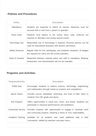 Free Back to School Agenda Template to Edit Online