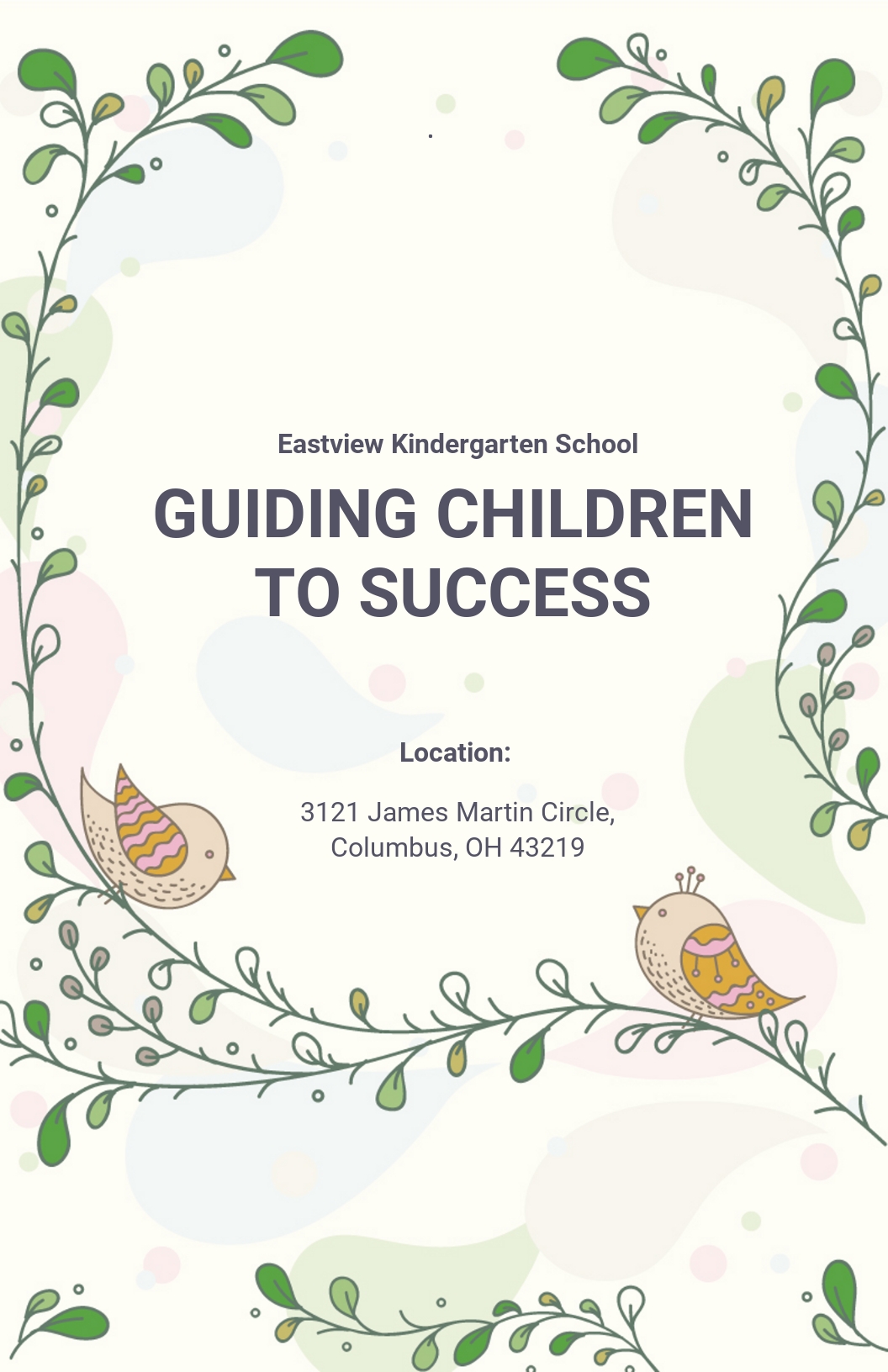 School Poster Template