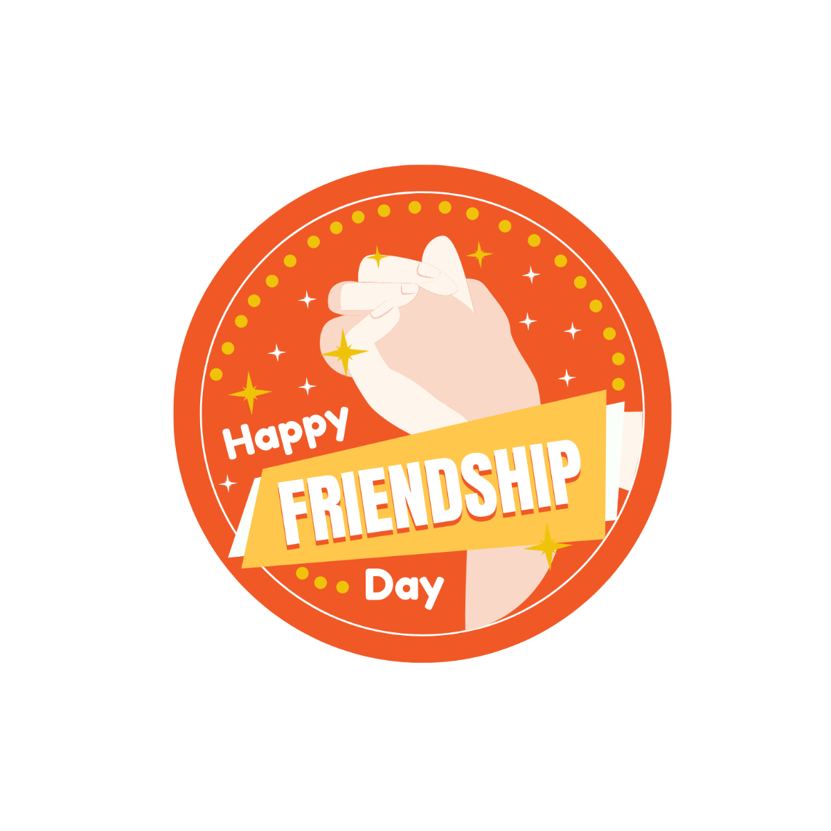Friendship Day Badge
