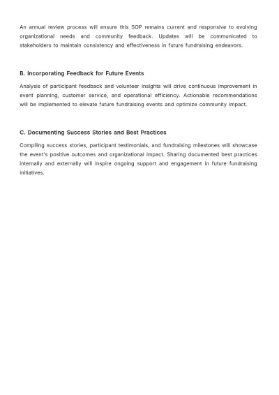 Free Aesthetic Car Wash Fundraiser Standard Operating Procedure Template to Edit Online