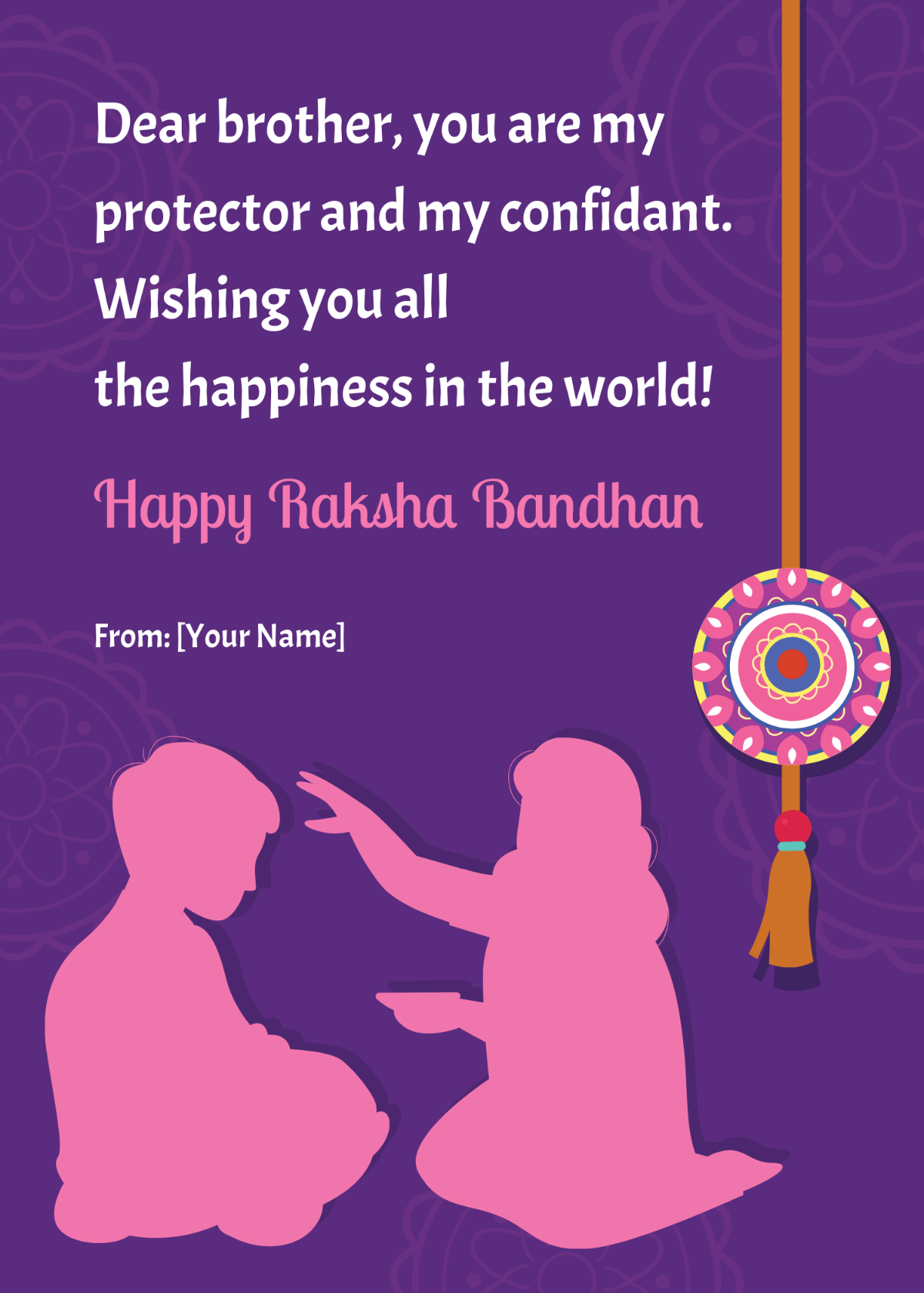 Raksha Bandhan Wishes for Brother