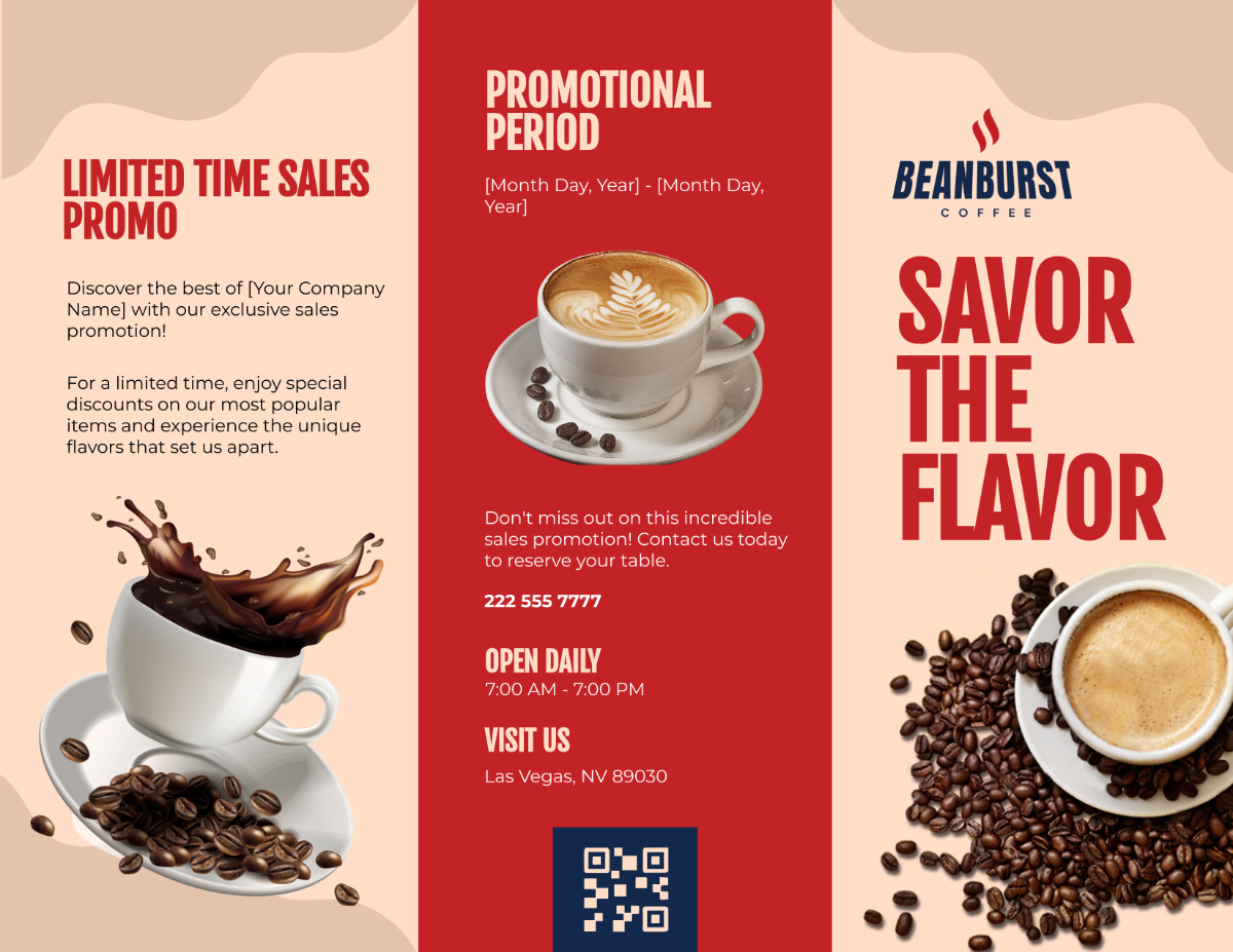 Cafe Sales Brochure