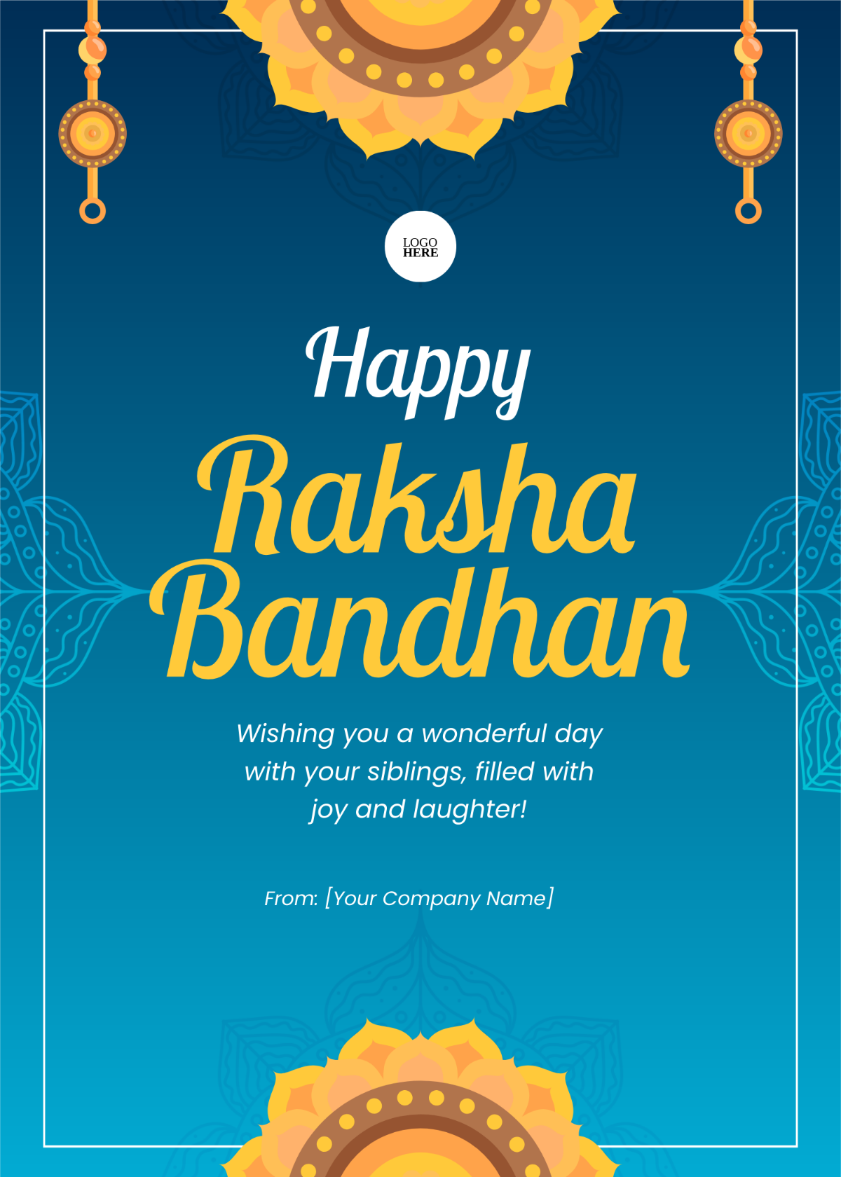 Raksha Bandhan Wishes to Colleagues