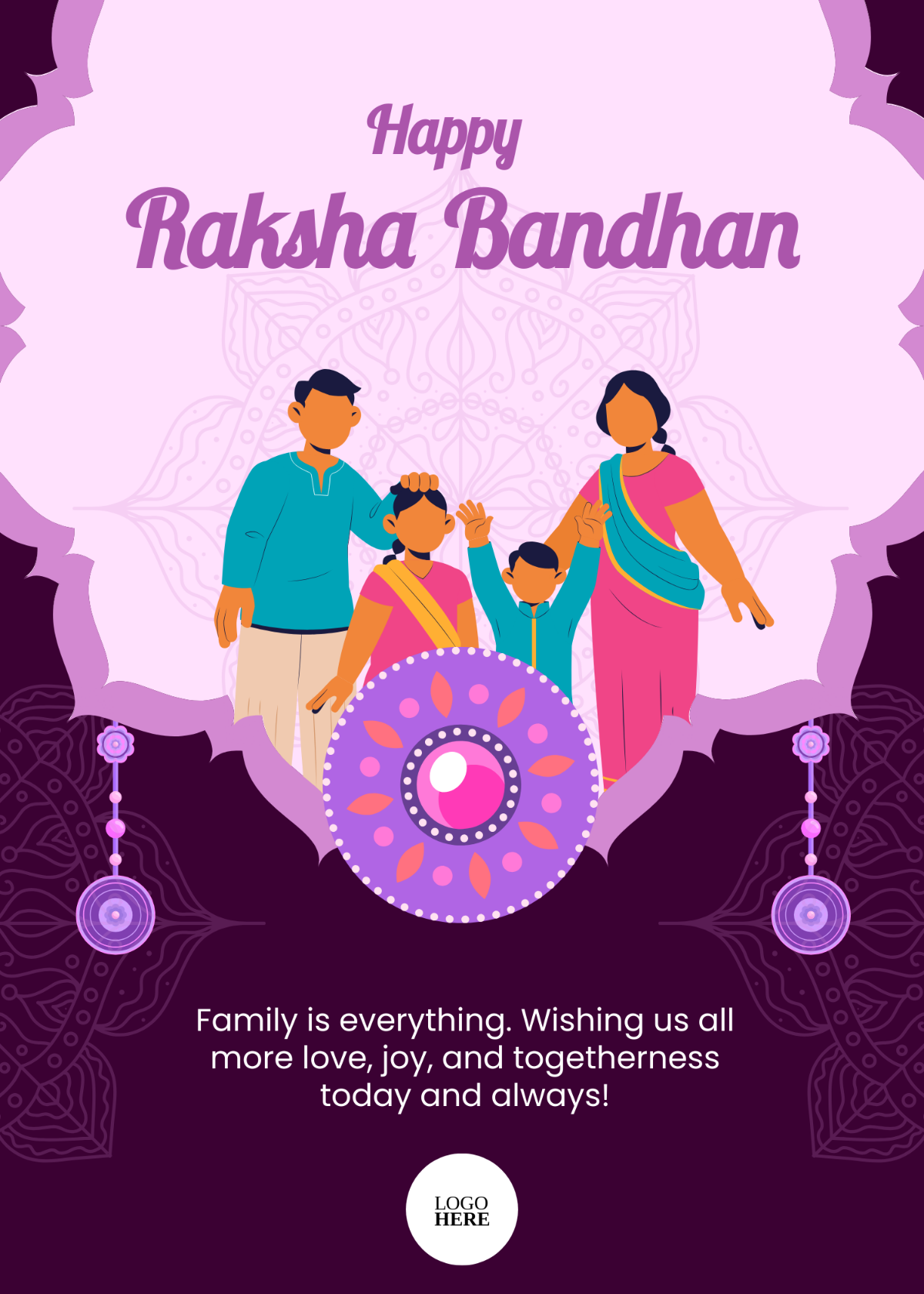 Raksha Bandhan Family Wishes