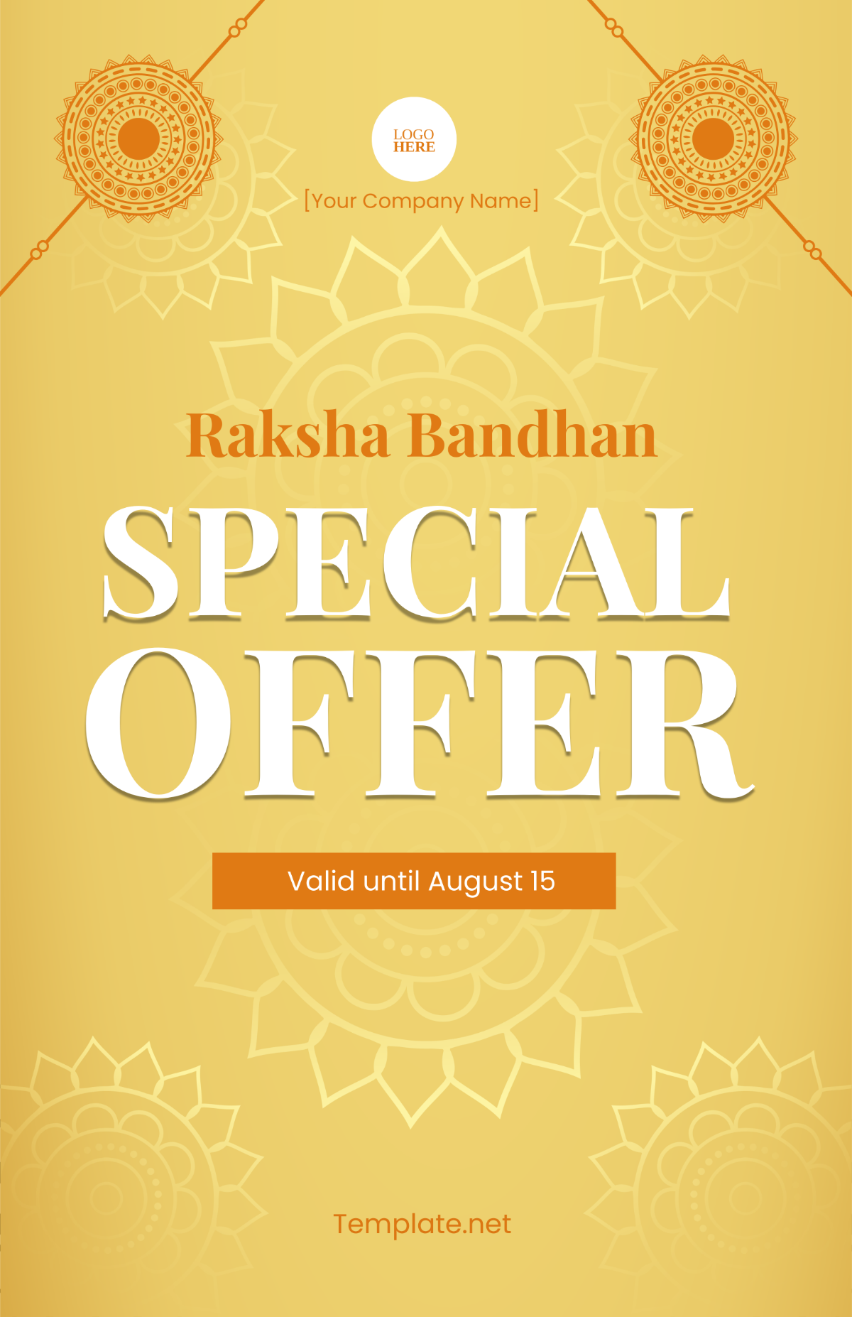 Raksha Bandhan Offer Poster