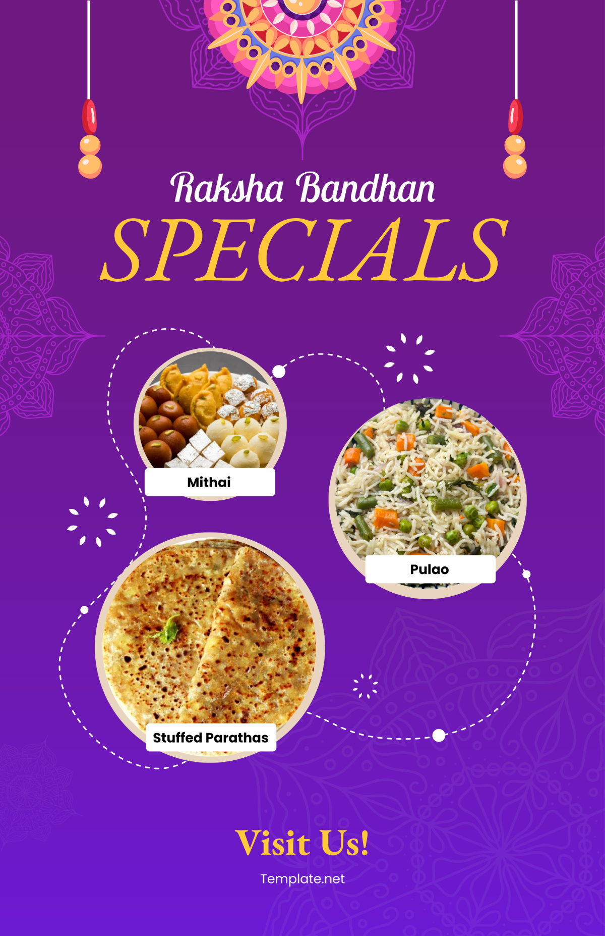 Raksha Bandhan Food Poster