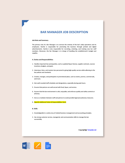 bar-manager-job-description-template-google-docs-word-template