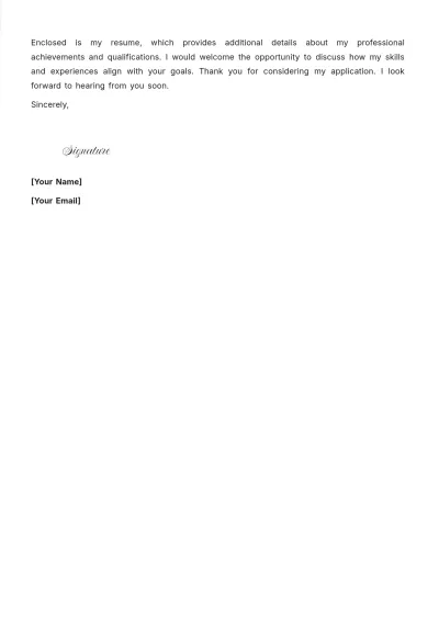 Free Professional Digital Marketing Cover Letter to Edit Online