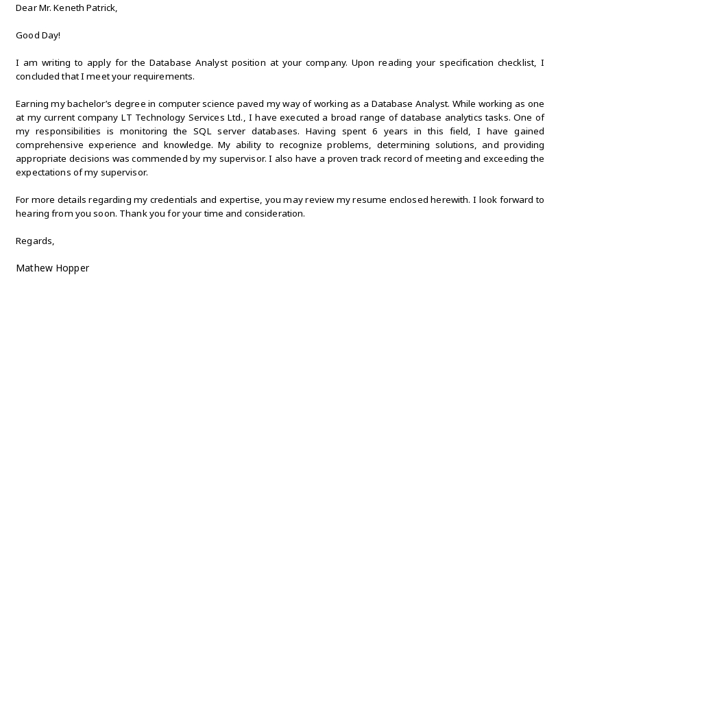 Database Analyst Cover Letter Template.jpe