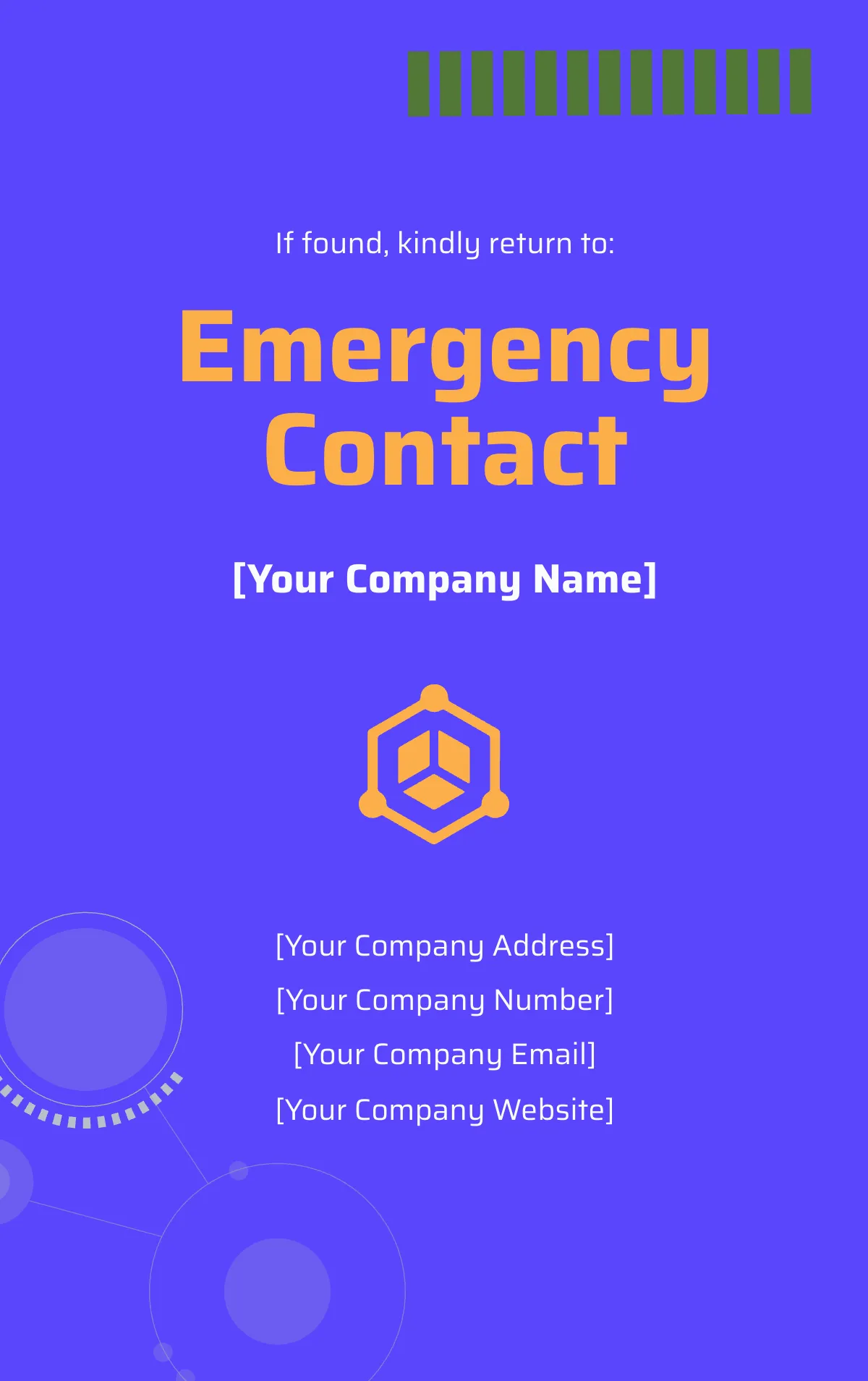Free Tech ID Card Template to Edit Online