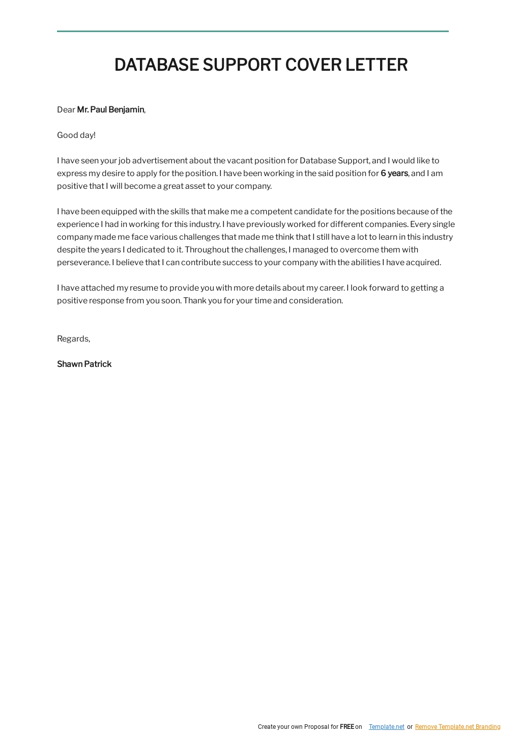 Database Support Cover Letter Template.jpe