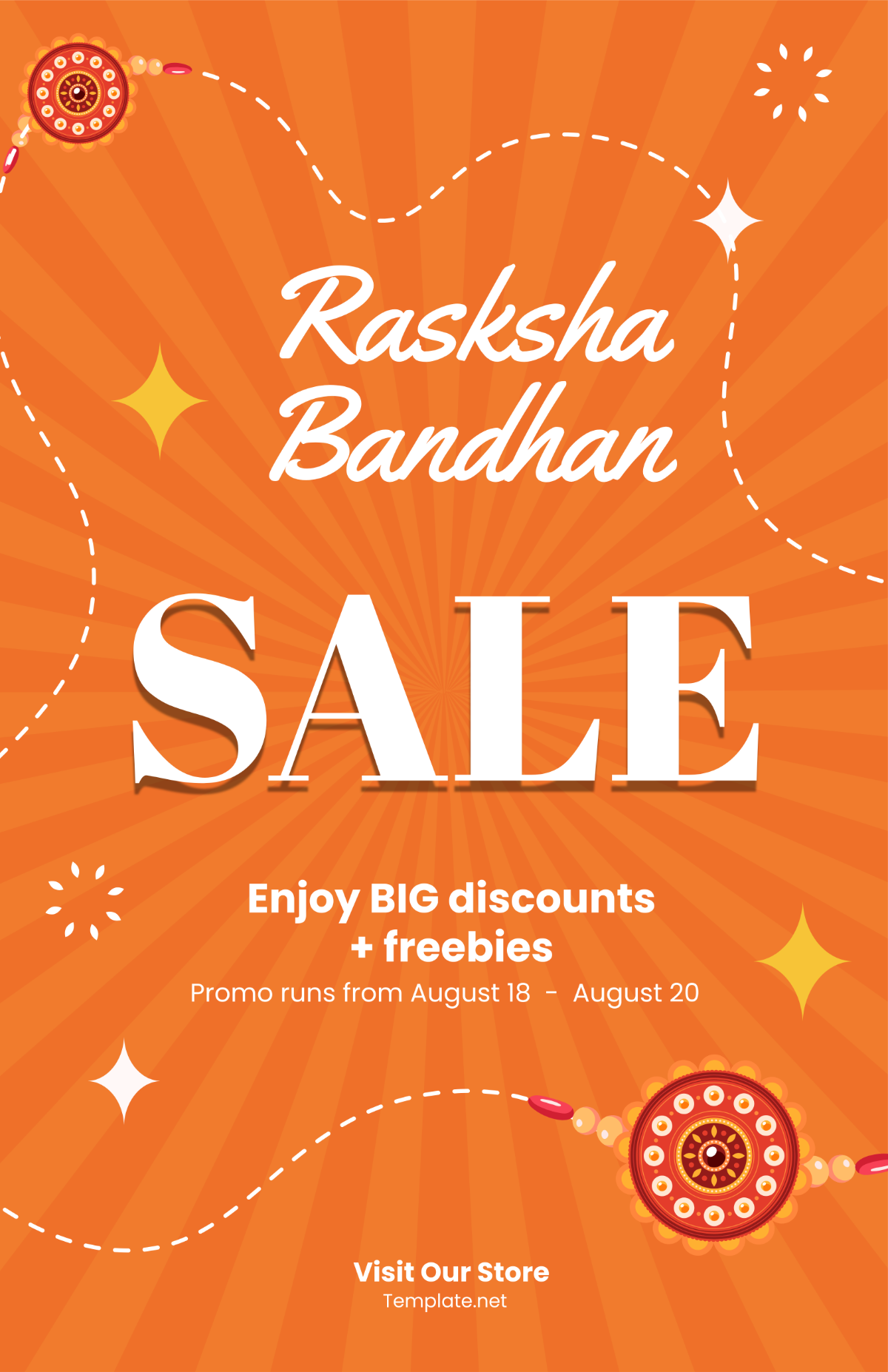 Raksha Bandhan Sale Poster