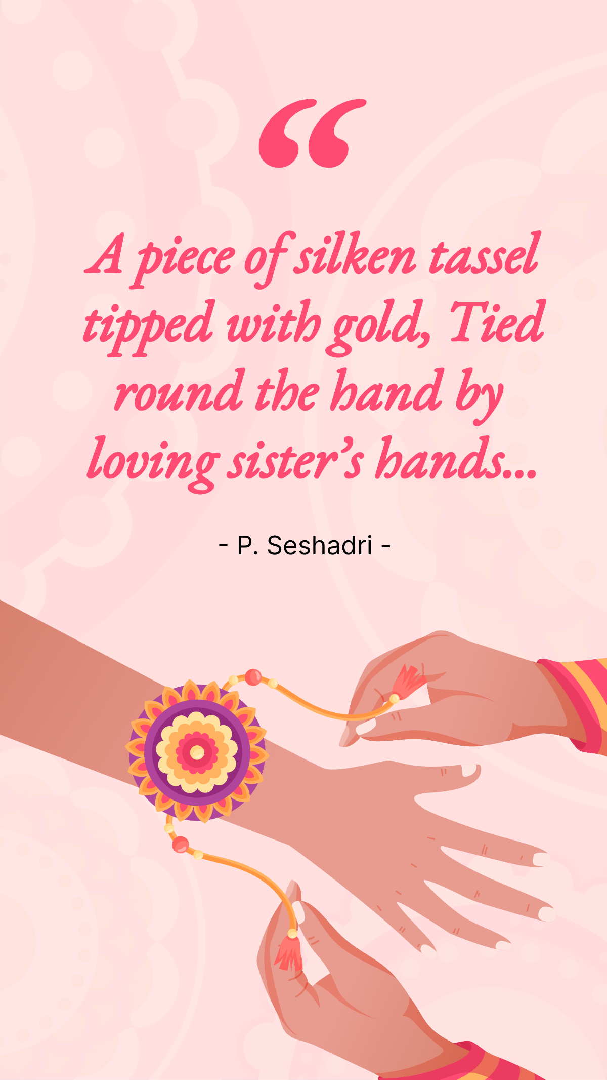 Raksha Bandhan Quote for Sister