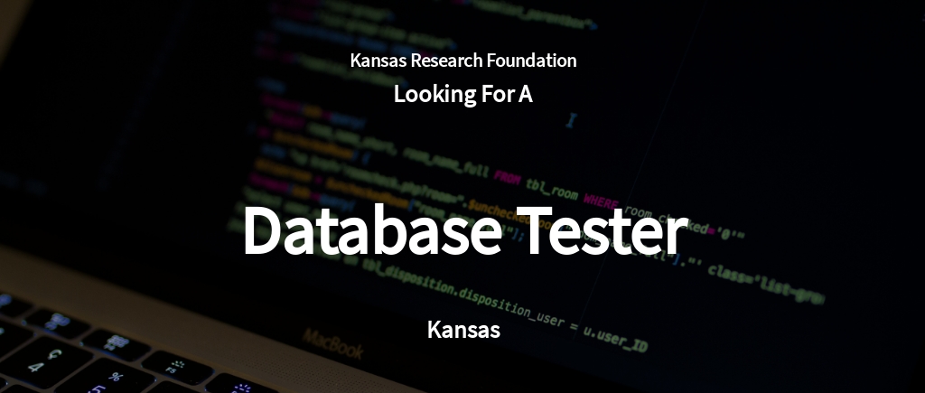 Free Database Tester Job Ad/Description Template.jpe