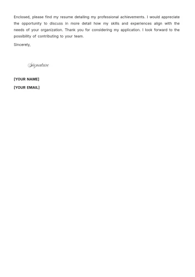 Free Digital Media Specialist Cover Letter to Edit Online
