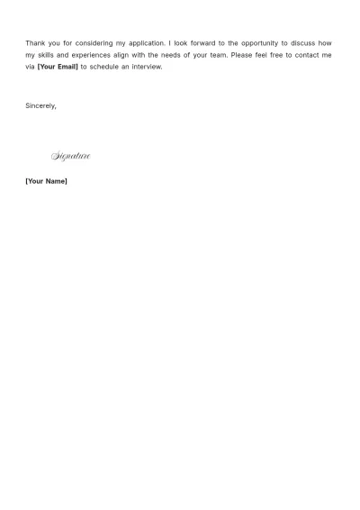 Free Job Recruiter Cover Letter to Edit Online