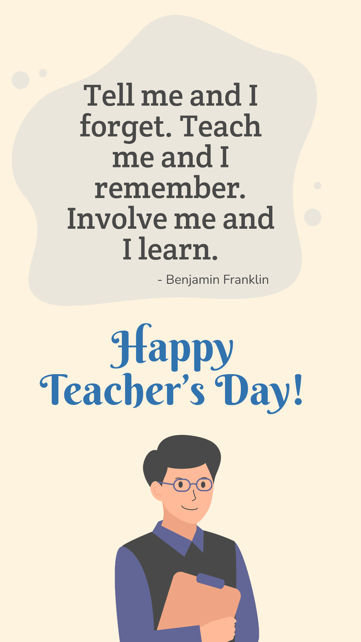 Teachers Day Inspirational Quote