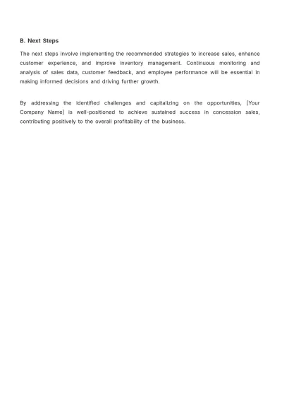 Free Movie Theater Concession Sales Report Sample??Template to Edit Online