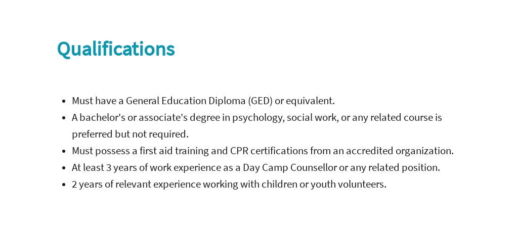 Free Day Camp Counsellor Job Ad/Description Template 5.jpe