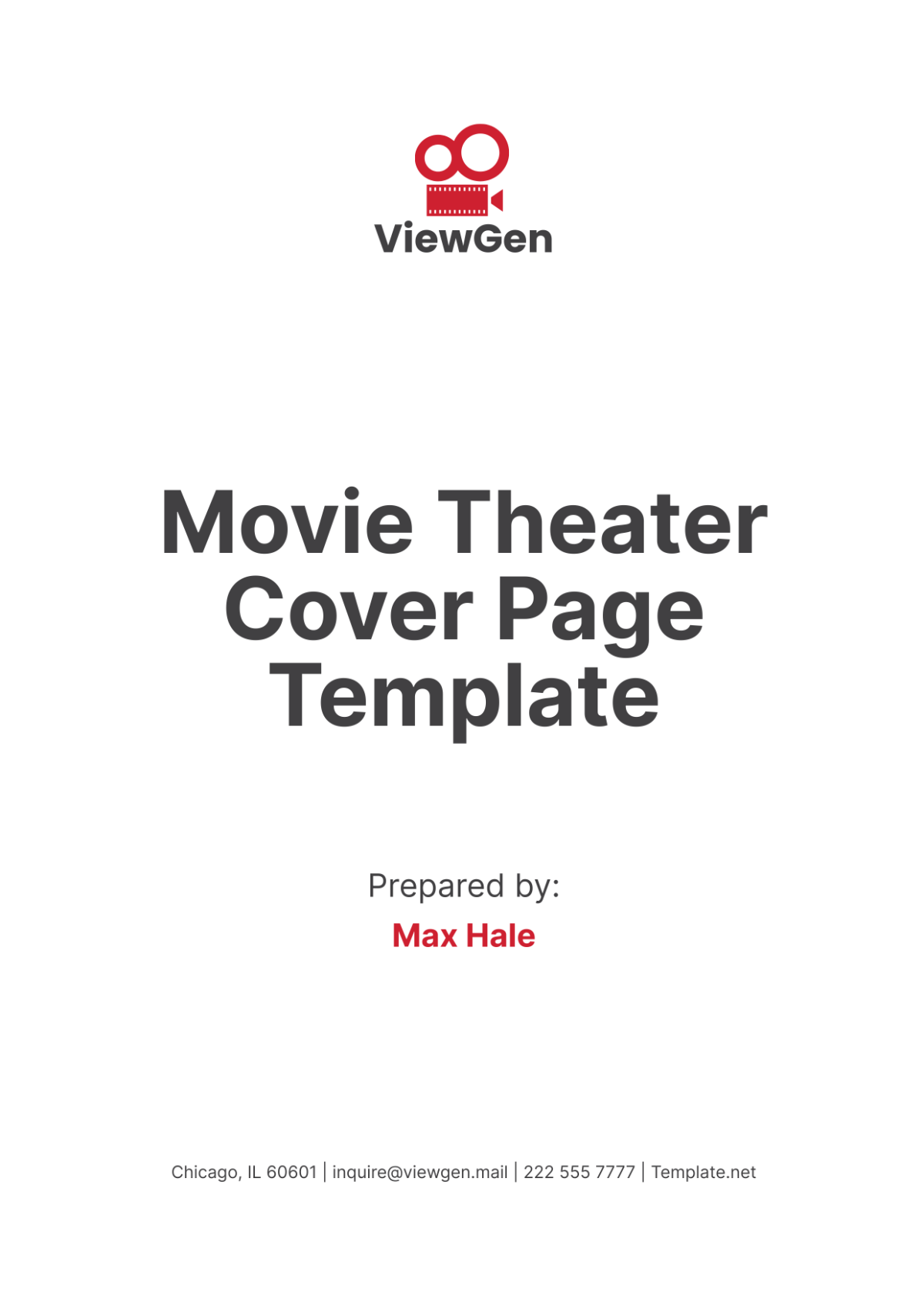 Movie Theater Report Template - Edit Online & Download