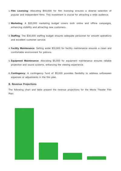 Free Aesthetic Movie Theater Film Plan Template to Edit Online