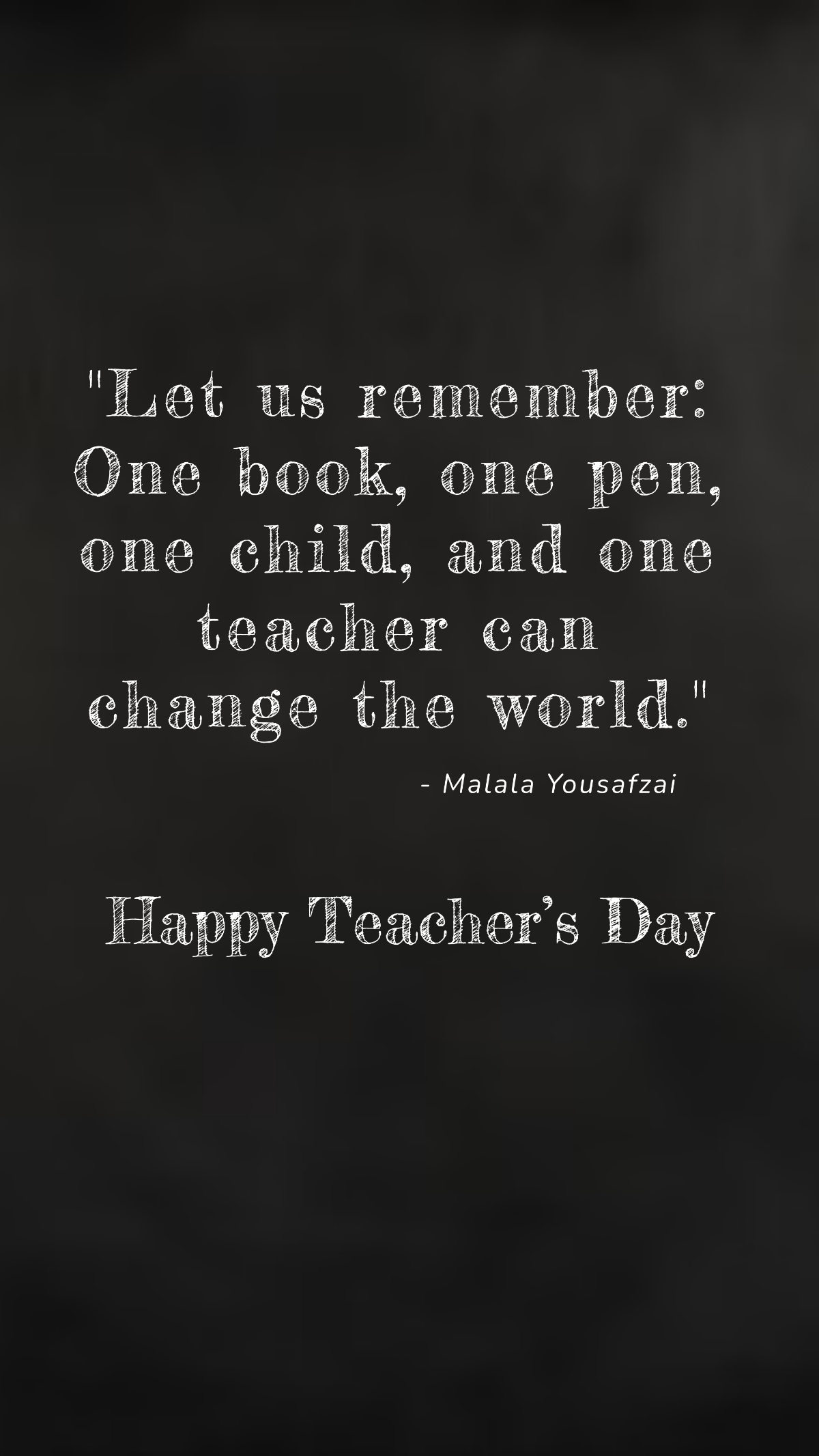 Teachers Day Short Quote Template - Edit Online & Download