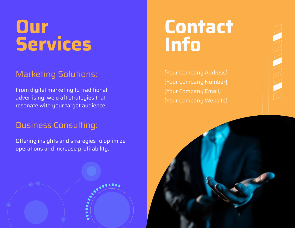 Free Tech Brochure Template to Edit Online